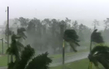 A hurricane caught on camera